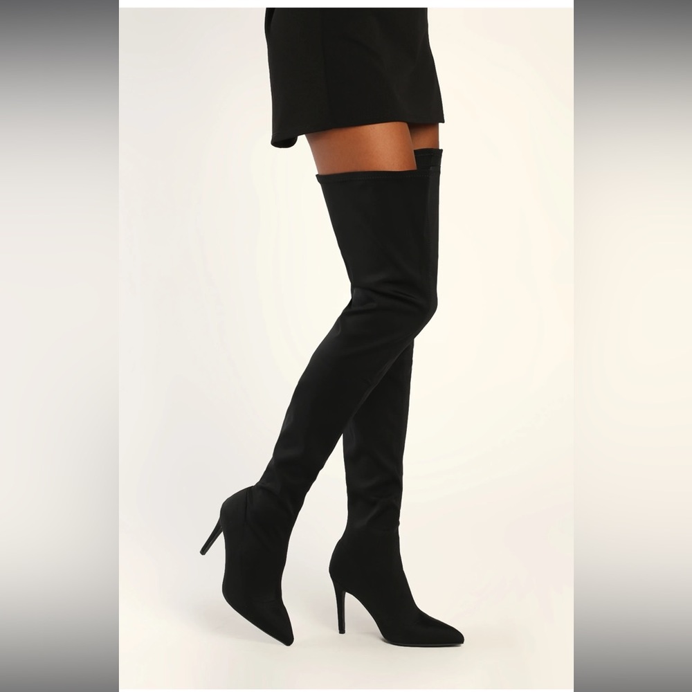 Over the Knee black boots size 7